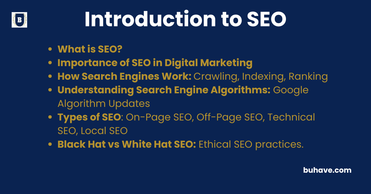 Introduction to SEO