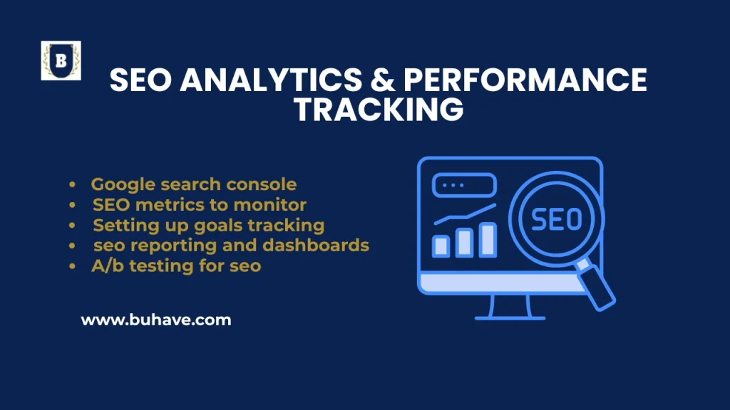 seo analytics & performance tracking