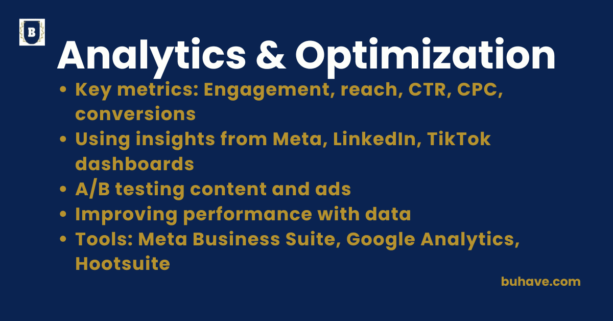 Analytics & Optimization