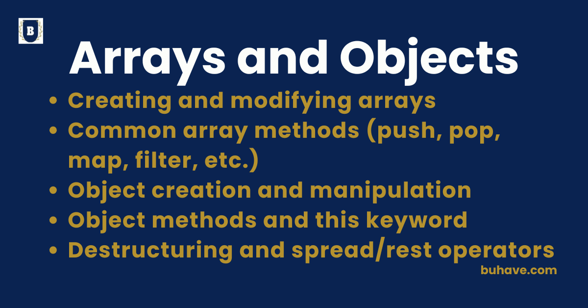 Arrays and Objects