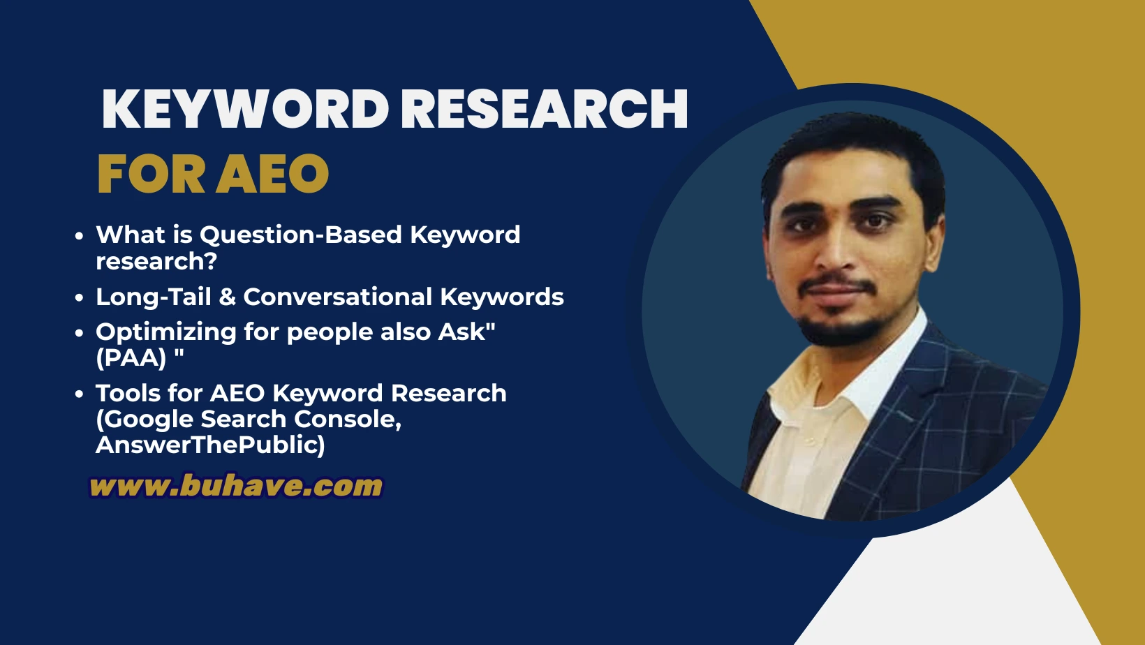 keyword research for aeo