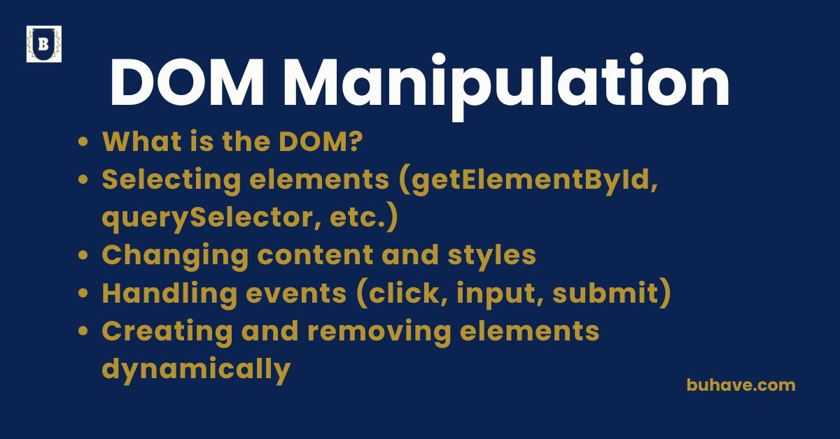 DOM Manipulation
