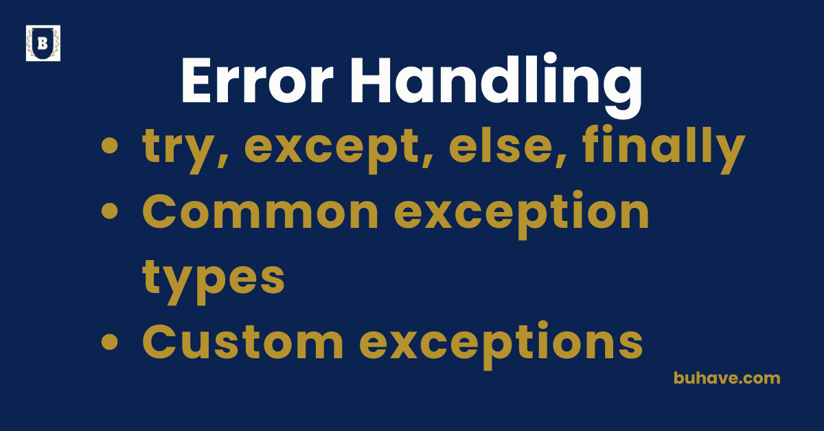 Error Handling