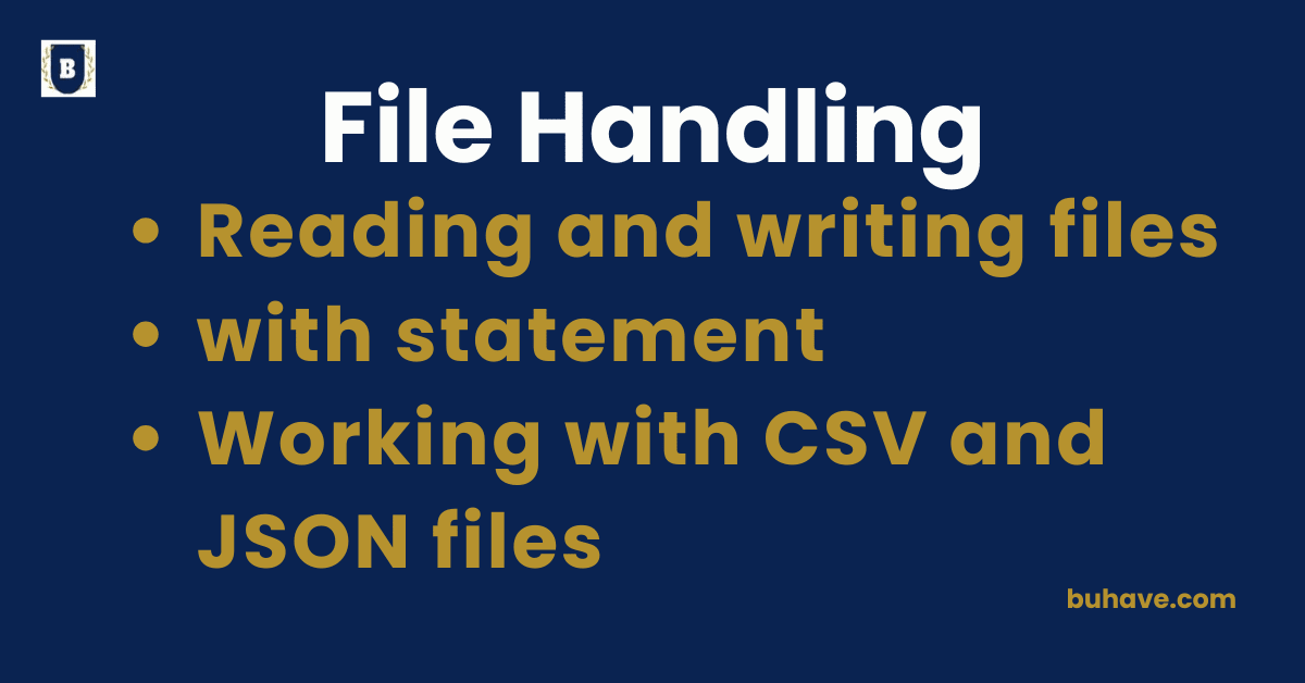 File Handling
