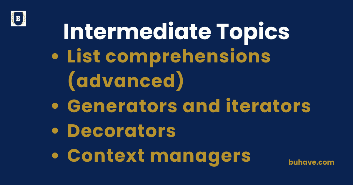 Intermediate Topics