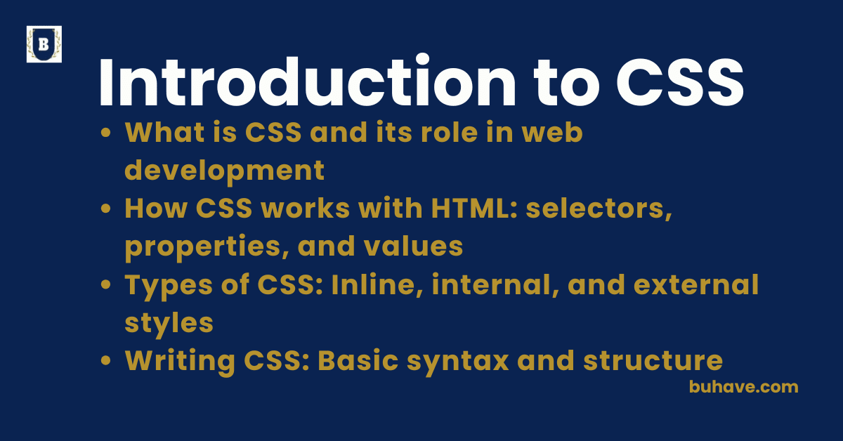 Introduction to CSS