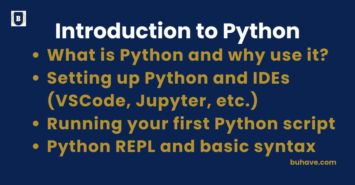 Introduction to Python