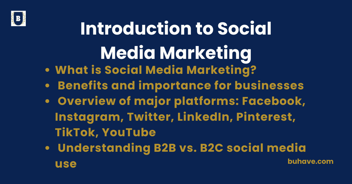 Introduction to Social Media Marketing