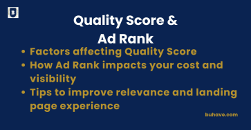 Quality Score & Ad Rank