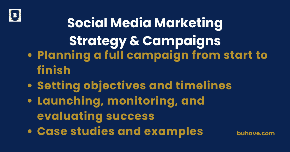 Social Media Marketing Strategy & Campaigns