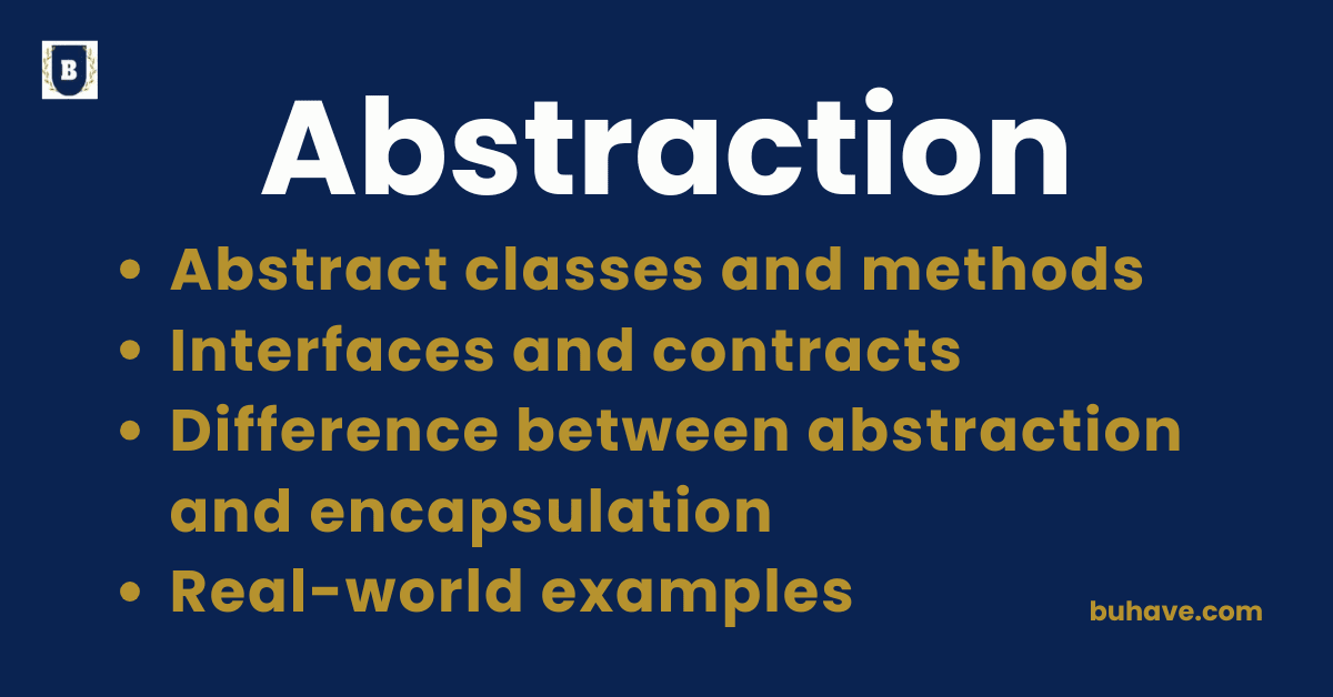 Abstraction