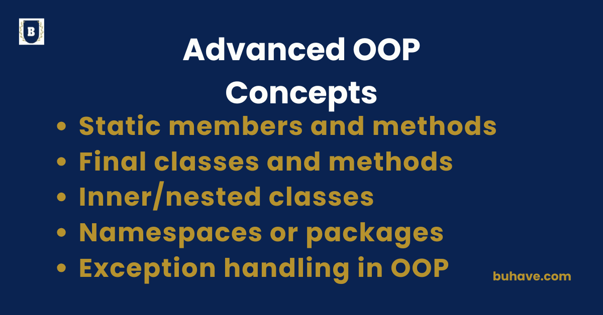 Advanced OOP Concepts
