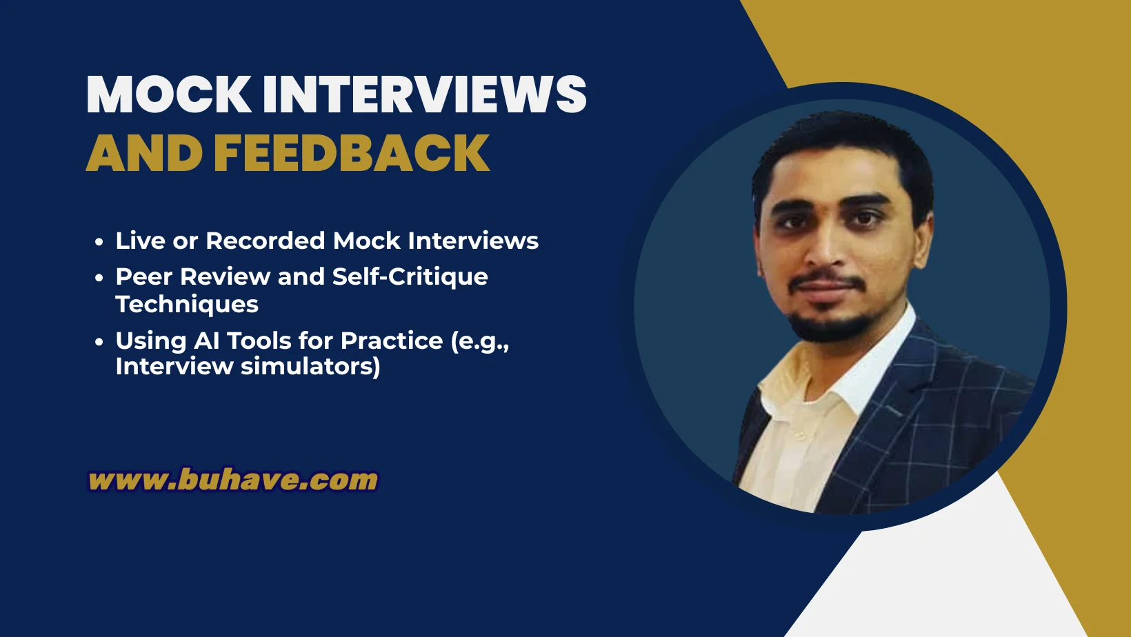 mock interviews and feedback
