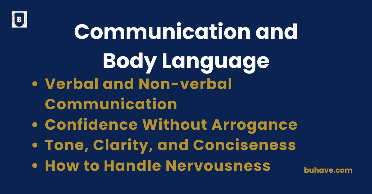 Communication and Body Language