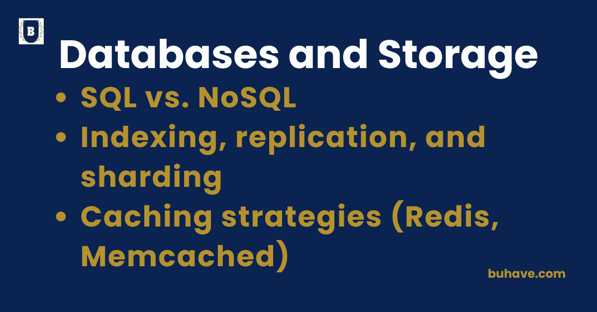 Databases and Storage
