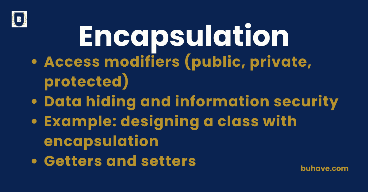 Encapsulation