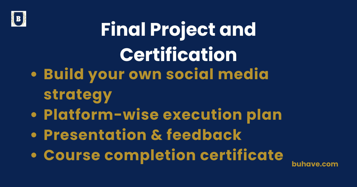 Final Project and Certification