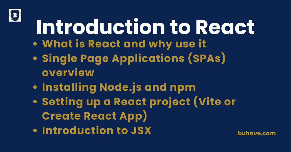 Introduction to React