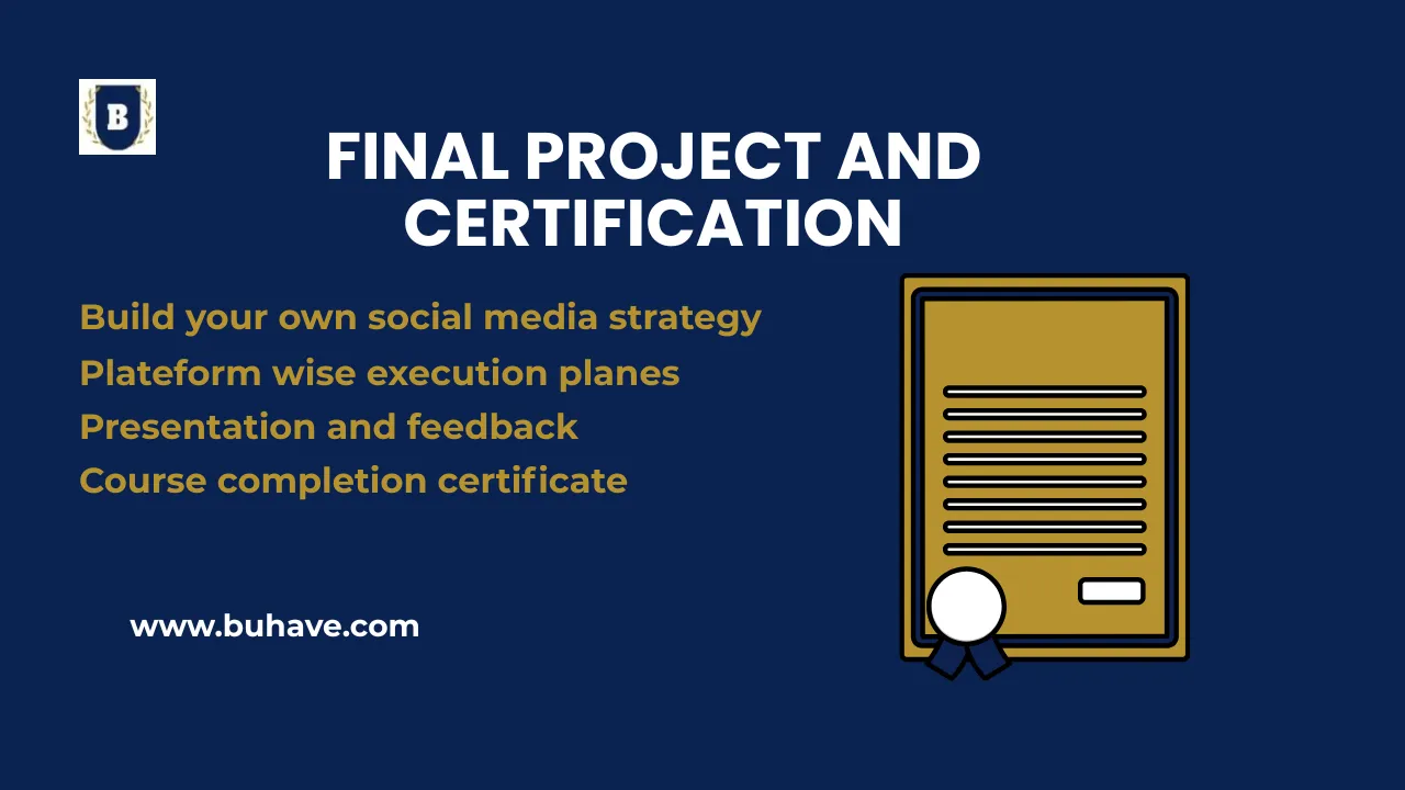 final project and certification
