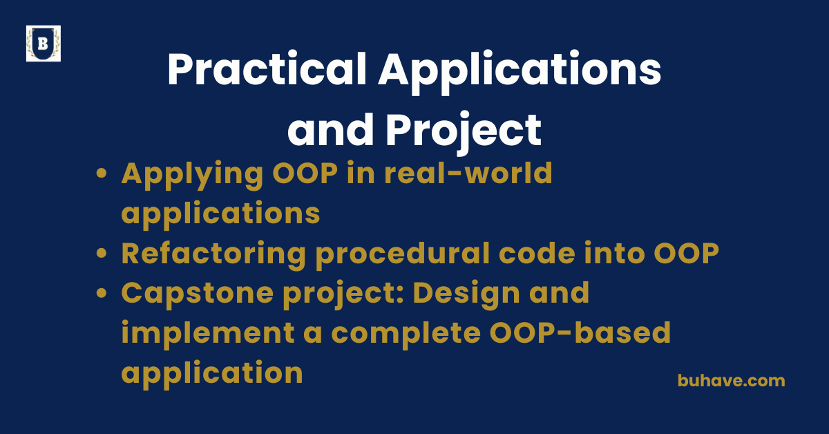Practical Applications and Project