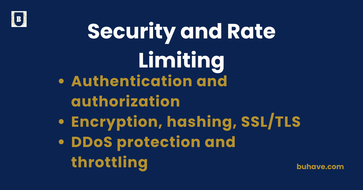 Security and Rate Limiting