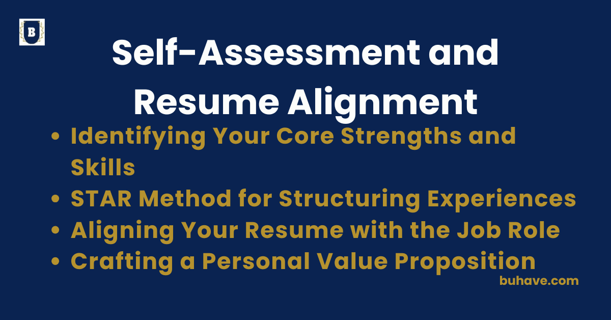 Self-Assessment and Resume Alignment