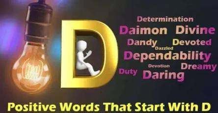 Positive Words That Start With D