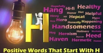 Positive Words That Start With H