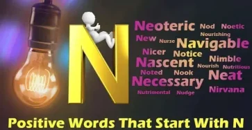 Positive Words That Start With N