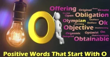 Positive Words That Start With O