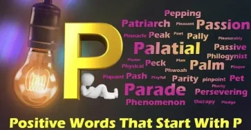 Positive Words That Start With P