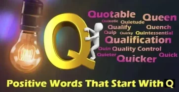 Positive Words That Start With Q