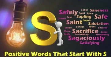 Positive Words That Start With S