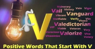 Positive Words That Start With V