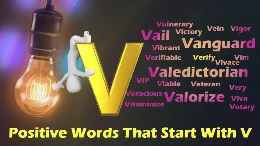 Positive Words That Start With V