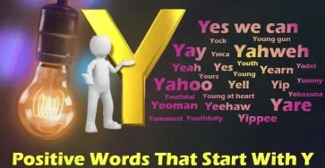 Positive Words That Start With Y