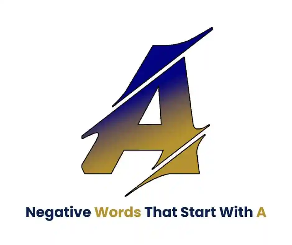 Negative Words That Start With A