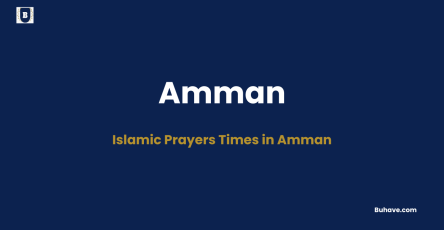 Islamic Prayers Times in Amman