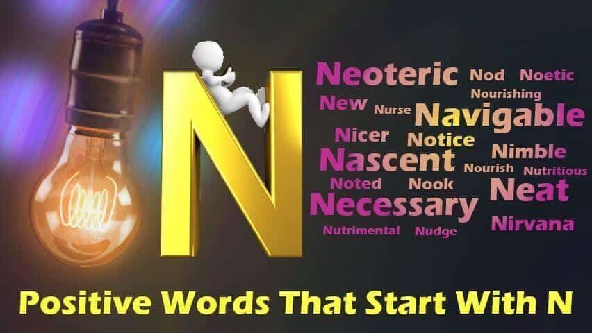 Positive Words That Start With N