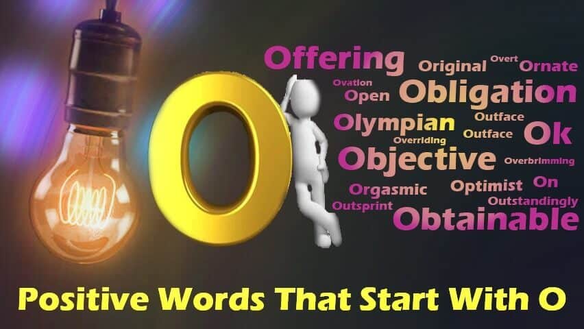 Positive Words That Start With O