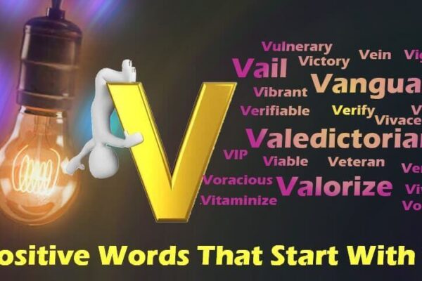 Positive Words That Start With V